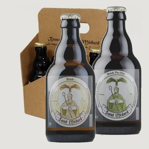 Valisette Bières Saint Médard Blonde et Pur Malt 6 x 33cl