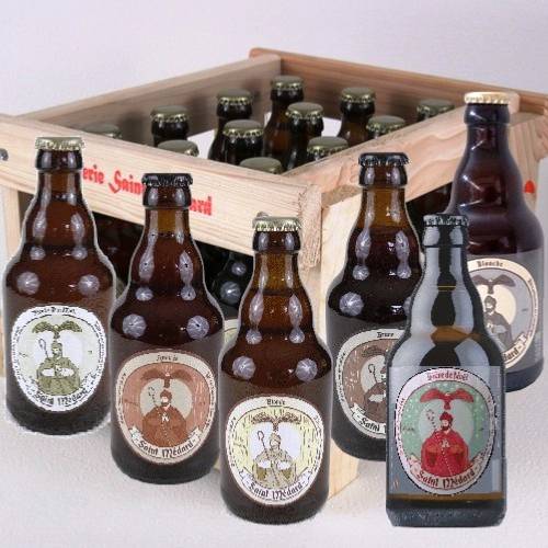 Coffret Bières des 5 recettes 12 x 33cl Saint Médard Spécial Fêtes